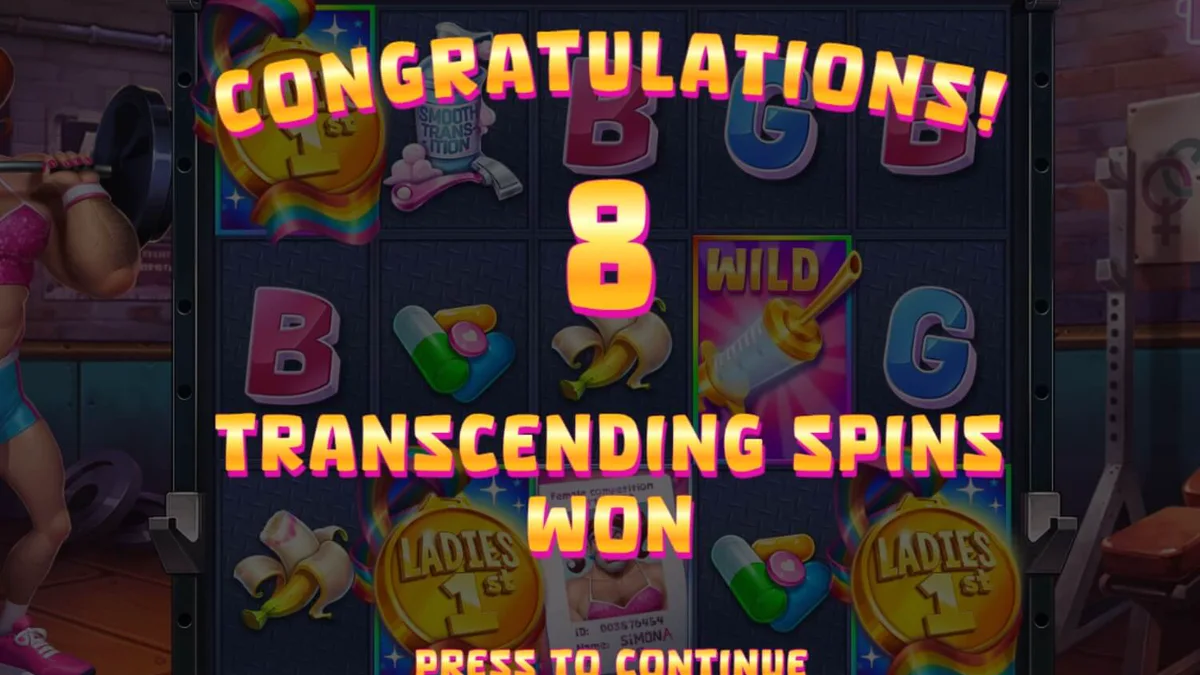 Visual neon-noir dan karakter Brosephine dalam slot Transformers