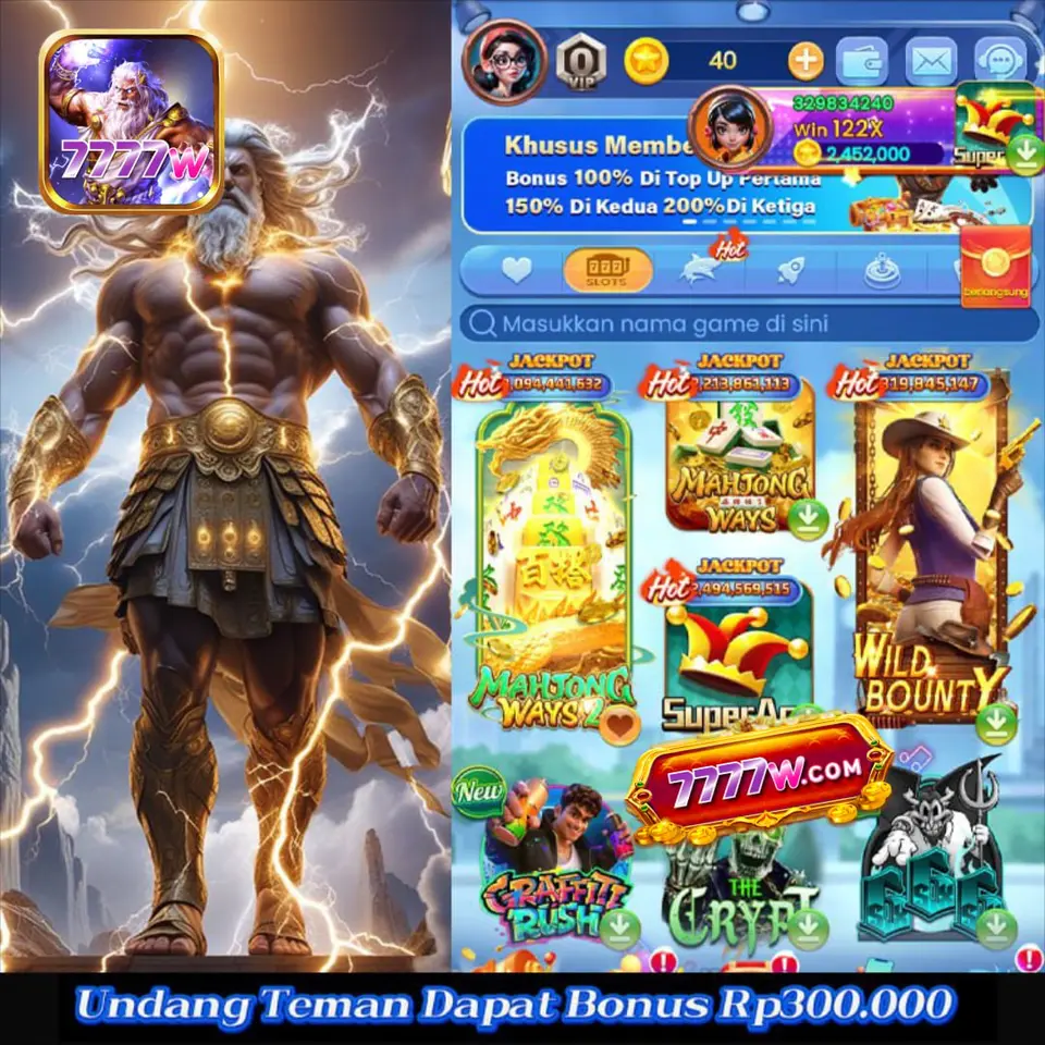 7777w Tangkapan Layar - Resmi